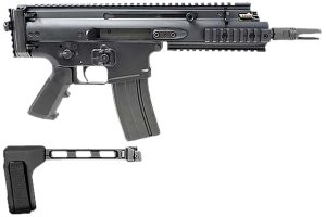 FN 38101886 SCAR 15P 300 Blackout 30+1 7.50" Black Picatinny Rail Aluminum Receiver SB Tactical Brace