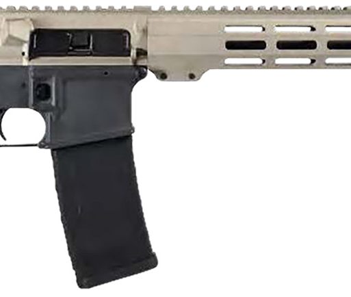 Shark Coast Tactical 300-055-1000-20 Badger  5.56 NATO 30+1 16" Black Nitride Threaded Barrel, Gray & Tan Cerakote Picatinny Rail Aluminum Receiver, Magpul SL-K Black Polymer Stock, Black Polymer Grip