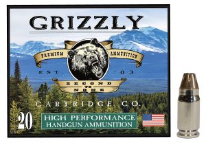 Grizzly Ammo GC357S2   357Sig 90gr Jacketed Hollow Point 20 Per Box/10 Case
