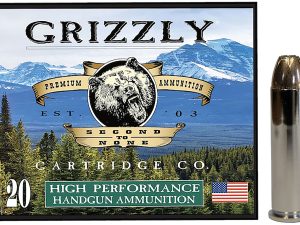 Grizzly Ammo GC357M9   357Mag 148gr Jacketed Hollow Point 20 Per Box/10 Case