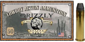 Grizzly Ammo GC357M8   357Mag 158gr Round Nose Flat Point 50 Per Box/10 Case