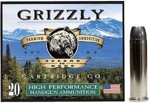 Grizzly Ammo GC357M12   357Mag 180gr Wide Flat Nose Gas Check 20 Per Box/10 Case