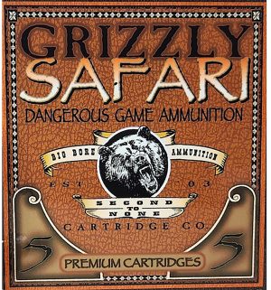 Grizzly Ammo GC416RG5   416Rigby 400gr Solid Brass 5 Per Box/10 Case