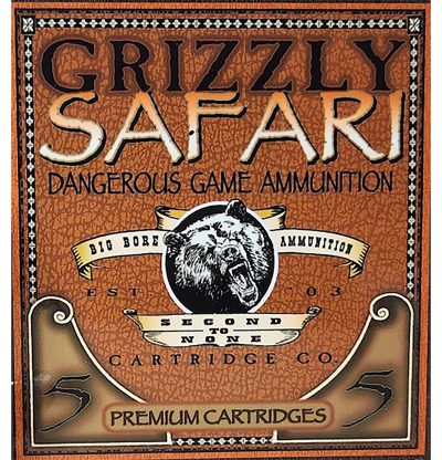 Grizzly Ammo GC458L5   458Lott 500gr Solid Brass 5 Per Box/10 Case