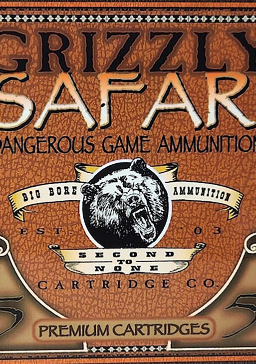 Grizzly Ammo GC47NE2   470NitroExpress 500gr Solid Brass 5 Per Box/10 Case