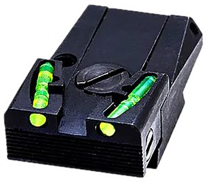 HiViz GLAD211 Adjustable Rear Sight  Front Green Fits Most Glock Models