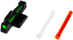 HiViz KB2015 LiteWave  Green/Red/White Black Frame Fits Kimber 1911