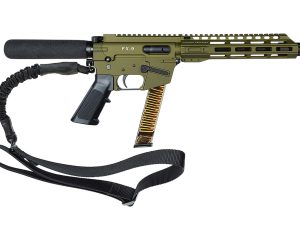 FREEDOM ORDNANCE FX9P10T-ODG FX9  9mm Luger 31+1 10" Black Nitride Stainless Steel Barrel, M-LOK Handguard, Black Anodized Aluminum Picatinny Rail Receiver, OD Green Pistol Tube, AR15 Grip, Right Hand