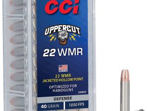 CCI 22WMRUP Uppercut  22WMR 40gr Jacketed Hollow Point 50 Per Box/40 Case