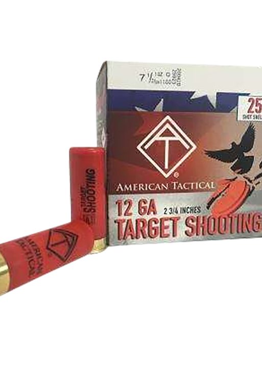 ATI ATIACL12T75 Target Load  12Gauge 2.75" 1oz 7.5Shot 25 Per Box/10 Case