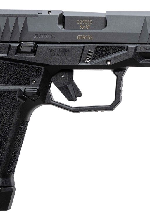 AREX 815537024074 Delta M Gen2 Compact Frame 9mm Luger 15+1 4" Black Steel Barrel, Black Nitride Steel Optic Cut/Serrated Slide, Black Polymer Frame w/Picatinny Rail, Black Stippled Grip, Ambidextrous