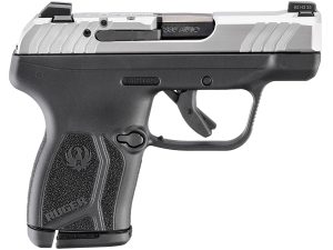 Ruger 13754 LCP Max *CA Complaint 380 ACP 10+1 2.80" Black Oxide Alloy Steel Barrel, Matte Stainless Steel Serrated Slide, Black Polymer Frame, Textured Grip