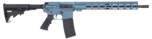Great Lakes Firearms GL15223BLU AR-15  223 Wylde 30+1 16" Black Nitride Threaded Barrel, Blue Titanium Cerakote Aluminum Receiver w/Picatinny Rail, M-LOK Handguard, Black Polymer Stock, Mil-Spec Grip