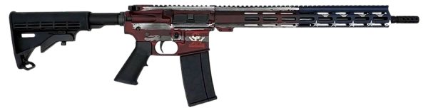 GLFA GL15223 F-AMF   223 WYLDE RIFLE B-WORN FLAG