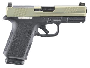 Ruger 19420 RXM  9mm Luger 15+1 4" Black FNC Nitride Barrel, Sundown Alloy Cerakote Alloy Steel Optic Ready/Serrated Slide, Black Polymer Frame w/Accessory Rail, RMR/RMSc/DeltaPoint Pro Footprint