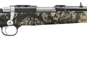 Ruger 7427 77/44  44 Rem Mag 4+1 16.60" Blued Threaded Barrel, Blued Alloy Steel Receiver w/Integral Scope Mount, Kryptek Obskura Nox Camo Synthetic Stock