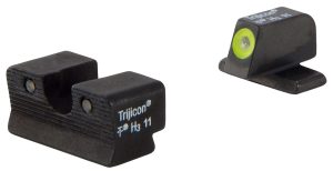 Trijicon 600751 HD Night Sights  Green/Tritium Yellow Outline Front Sight-Green Tritium Black Outline Rear Sight Springfield XD-S/XD-E