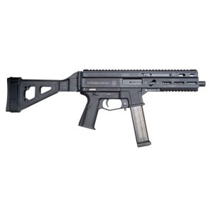 Grand Power Stribog SP10A3 Pistol - Black | 10mm | 8" Threaded Barrel | 20rd | SBT Brace