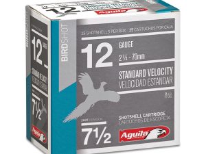 Aguila Ammunition 12ga Birdshot 2.75 inch Shotgun Shells - #7.5 Shot | 1-1/8oz | 1200 fps | 25rd Box
