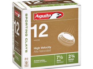 Aguila Ammunition Sporting 12ga Birdshot 2.75 inch Shotgun Shells - #7.5 Shot | 1oz | 1325 fps | 25rd Box