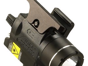 Streamlight 69241 TLR-4 Gun Light  Black 170 Lumens White C4 LED/Red Laser HK USP Compact
