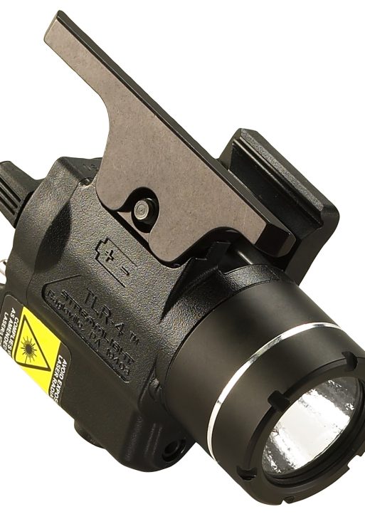 Streamlight 69241 TLR-4 Gun Light  Black 170 Lumens White C4 LED/Red Laser HK USP Compact