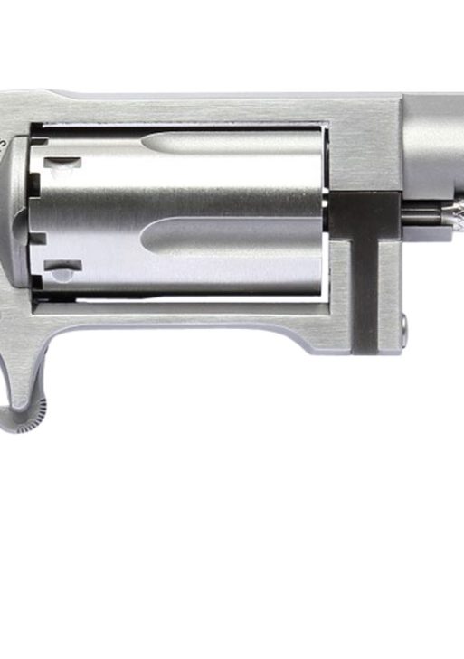 North American Arms SW250 Sidewinder  Small Frame 22 WMR 5 Shot 2.50" Stainless Steel Barrel, Frame & Cylinder, Rosewood Birdshead Grip Exposed Hammer