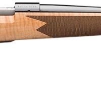 Winchester Repeating Arms 535218212 Model 70 Super Grade 243 Win Caliber with 5+1 Capacity, 22" Barrel, High Polished Blued Metal Finish & Gloss AAA Maple Stock Right Hand (Full Size)