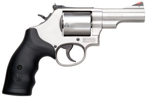 Smith & Wesson 10064 Model 69 Combat Magnum 44 Rem Mag Stainless Steel 2.75" Barrel, 5rd Cylinder & L-Frame, Full Length Extractor Rod, Internal Lock