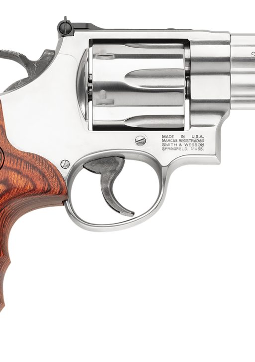Smith & Wesson 150715 Model 629 Deluxe 44 Rem Mag or 44 S&W Spl Stainless Steel 3" Barrel & 6rd Cylinder, Satin Stainless Steel N-Frame,   Textured Wood Grip
