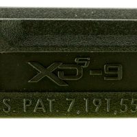 Springfield Armory XDS5902M Backstrap Sleeve  made of Polymer with Black Finish & 1 Piece Design for 9mm Luger Springfield XD-S with #2 Backstrap & 3.30"-4" Barrel