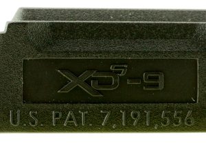 Springfield Armory XDS5902M Backstrap Sleeve  made of Polymer with Black Finish & 1 Piece Design for 9mm Luger Springfield XD-S with #2 Backstrap & 3.30"-4" Barrel