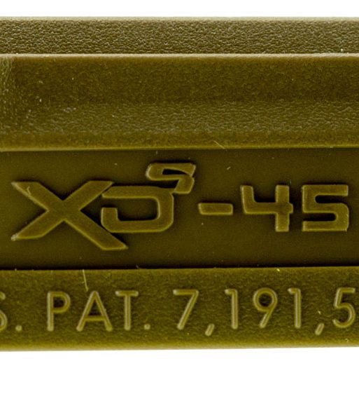 Springfield Armory XDS5001MFDE Backstrap Sleeve  made of Polymer with Flat Dark Earth Finish & 1 Piece Finish for 45 ACP Springfield XD-S with #1 Backstrap & 3.30" Barrel