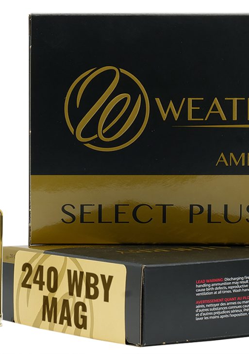 Weatherby B24080TTSX Select Plus  240WthbyMag 80gr Barnes Tipped TSX Lead Free 20 Per Box/10 Case