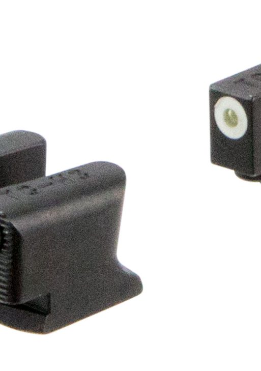 TruGlo TG231W2W Tritium Pro  Black | Green Tritium White Outline Front Sight Green Tritium Rear Sight