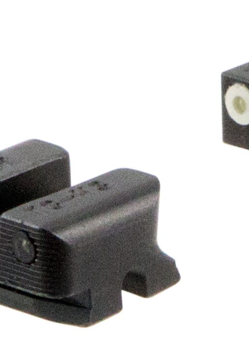 TruGlo TG231W3W Tritium Pro  Black | Green Tritium White Outline Front Sight Green Tritium Rear Sight