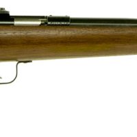 Crickett KSA2238 Youth  22 LR 1rd 16.12" Blued Barrel & Receiver, Fixed Front/Adjustable Rear Peep Sights, Walnut Stock w/11.5" LOP, Rebounding Firing Pin Safety