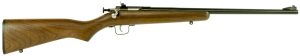 Crickett KSA2238 Youth  22 LR 1rd 16.12" Blued Barrel & Receiver, Fixed Front/Adjustable Rear Peep Sights, Walnut Stock w/11.5" LOP, Rebounding Firing Pin Safety