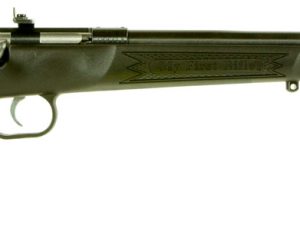 Crickett KSA2240 Youth  22 LR 1rd 16.12" Blued Barrel & Receiver, Fixed Front/Adjustable Rear Peep Sights, Black Synthetic Stock w/11.5" LOP, Rebounding Firing Pin Safety