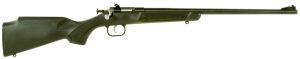Crickett KSA2240 Youth  22 LR 1rd 16.12" Blued Barrel & Receiver, Fixed Front/Adjustable Rear Peep Sights, Black Synthetic Stock w/11.5" LOP, Rebounding Firing Pin Safety