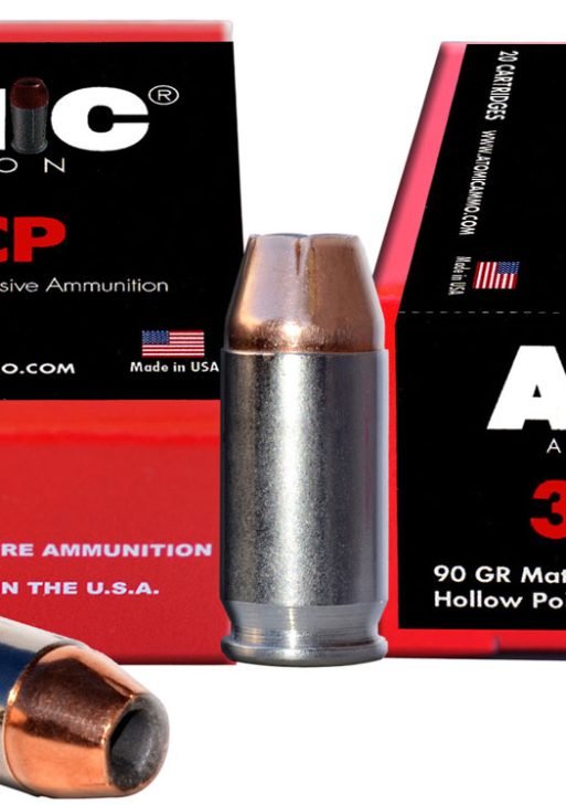 Atomic Ammunition 00453 Pistol Precision Craft 380ACP 90gr Hollow Point 20 Per Box/10 Case
