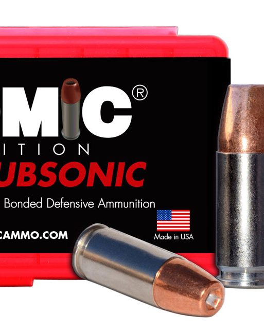 Atomic Ammunition 00438 Pistol Subsonic 9mmLuger 147gr Bonded Match Hollow Point 50 Per Box/10 Case