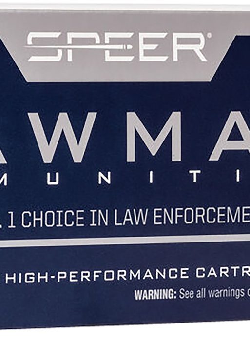 Speer 53824 Lawman Training Clean-Fire 9mmLuger 124gr Total Metal Jacket Round Nose 50 Per Box/20 Case
