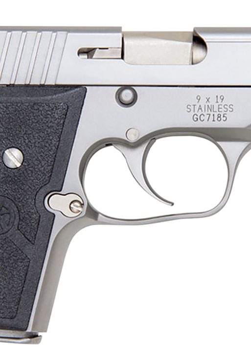 Kahr Arms M9093A MK *CA Compliant 9mm Luger Caliber with 3" Barrel, 6+1 or 7+1 Capacity, Overall Matte Stainless Steel Finish, Serrated Slide & Textured Wraparound Black Nylon Grip