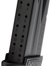 WALTHER MAGAZINE PPQ M2 SC - 9MM LUGER 15RD GRIP EXTENSION