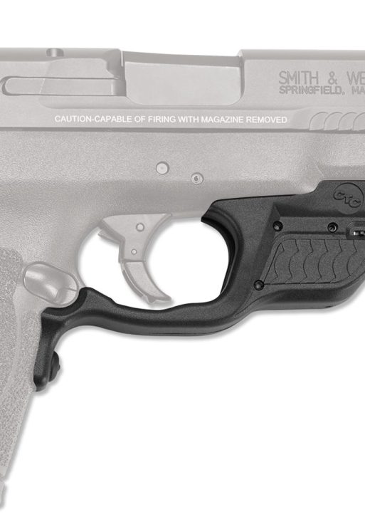 Crimson Trace 0155801 Laserguard  S&W M&P Shield 45 ACP, Green Laser Black Polymer