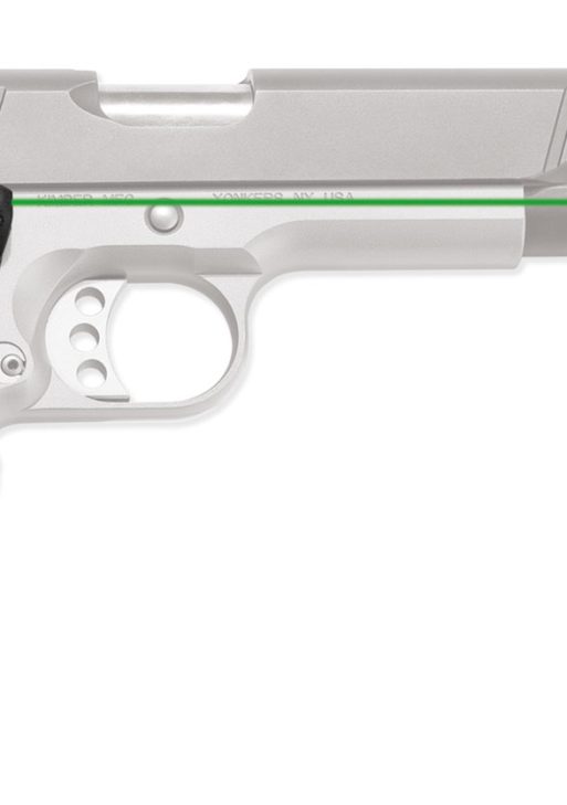 Crimson Trace 0155201 Lasergrips Master Series Fits 1911 Full-Size, Green Laser Black/Gray G10