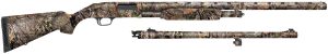 Mossberg 52282 500 Combo 12 Gauge 3" 5+1 Overall Mossy Oak Break-Up Country 28" Vent Rib/24" Slugster Barrels, Steel Receiver, Dual Extractors, Fixed Synthetic Stock, Includes Accu-Set Choke