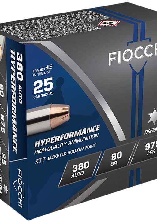 Fiocchi 380XTP25 Hyperformance  380ACP 90gr Hornady XTP Hollow Point 25 Per Box/20 Case