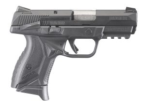 Ruger 8648 American Pistol  Compact Frame 45 ACP 10+1 3.75" Black Nitride Stainless Steel Barrel & Serrated Slide, Black Polymer Frame w/Picatinny Rail, Textured Wraparound Grip, Right Hand